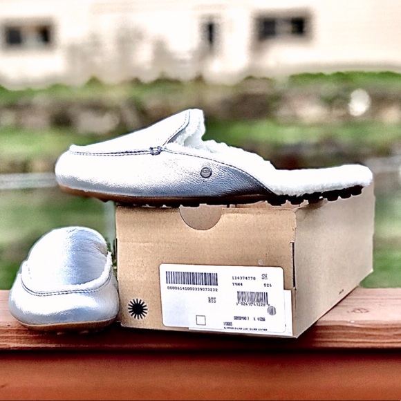 UGG Shoes - Just In NWT UGG Lane Fur Metallic Slipper Loafer